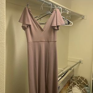 Mauve bridesmaids dress, size 4